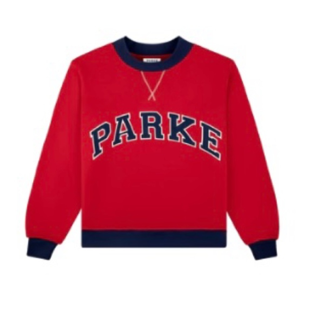 Parke coastal firecracker mockneck navy/red brand new XXL